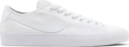 Nike: Белые кроссовки  Blazer Court SB