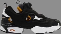 Reebok: Чёрные кроссовки  InstaPump Fury OG