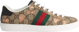 Gucci: Бежевые кроссовки  GG Supreme