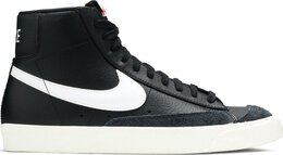 Nike: Чёрные кроссовки  Blazer Mid 77 Vintage