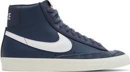 Nike: Голубые кроссовки  Blazer Mid 77 Vintage