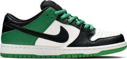 Nike: Зелёные кроссовки  Dunk Low Pro SB