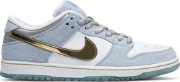 Nike: Синие кроссовки  Dunk Low