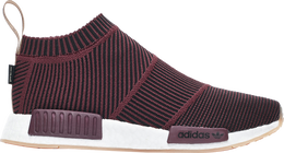 Adidas: Бордовые кроссовки  Primeknit