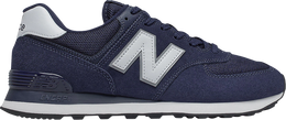 New Balance: Тёмные кроссовки  574