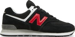 New Balance: Чёрные кроссовки  574