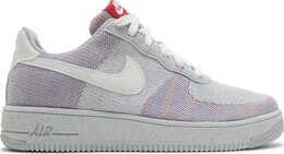 Nike: Серые кроссовки  Air Force 1 Crater Flyknit