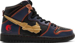 Nike: Чёрные кроссовки  Dunk High