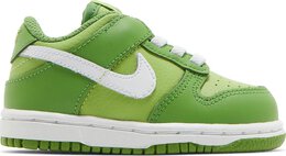 Nike: Зелёные кроссовки  Dunk Low