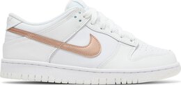 Nike: Белые кроссовки  Dunk Low