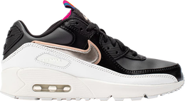 Nike: Чёрные кроссовки  Air Max 90