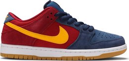 Nike: Красные кроссовки  Dunk Low