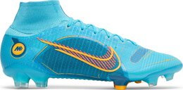 Бутсы Nike Mercurial Superfly 8 Elite FG 'Chlorine Blue Laser Orange', синий dj2839 484 | blue