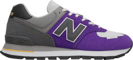 New Balance: Фиолетовые кроссовки  574