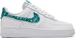 Nike: Зелёные кроссовки  Air Force 1