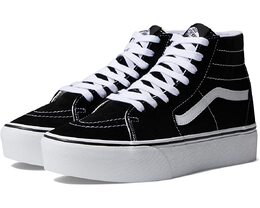 Vans: Чёрные кроссовки  SK8-Hi Tapered