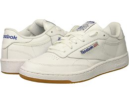 Reebok: Синие кроссовки  Club C 85