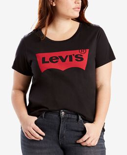 Levi's: Чёрная футболка  Perfect