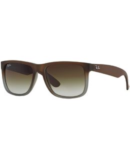 Солнцезащитные очки джастин градиент rb4165 Ray Ban, мульти 1241121 | grey light/green