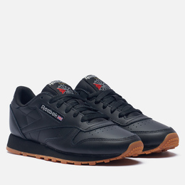 Reebok: Чёрные кроссовки  Classic Leather