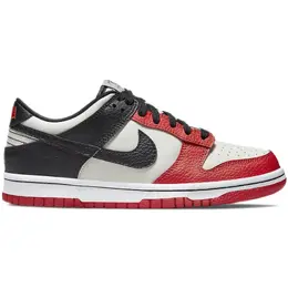 Nike: Красные кеды Dunk Low Retro