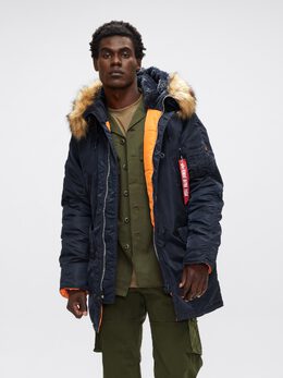 Alpha Industries: Синяя куртка 