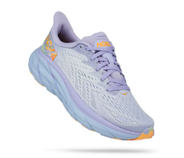 Hoka: Фиолетовые кроссовки 