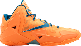 Nike: Оранжевые кроссовки  Lebron 11