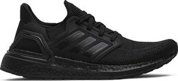 Adidas: Чёрные кроссовки  UltraBoost 20