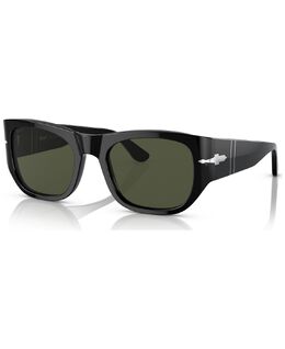 Солнцезащитные очки унисекс, 0po3308s953154w Persol, черный 14767207 | black