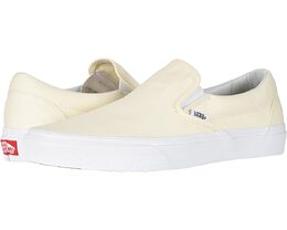 Vans: Белые кроссовки  Classic Slip On