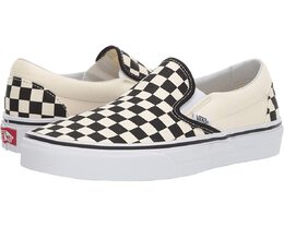 Vans: Белые кроссовки  Classic Slip On