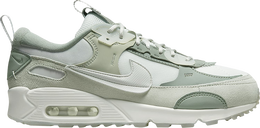 Nike: Зелёные кроссовки  Air Max 90