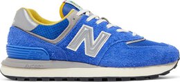 New Balance: Синие кроссовки  574