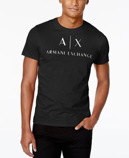 Armani Exchange: Футболка с принтом 