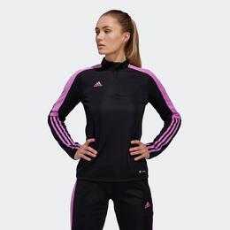 Adidas: Чёрная куртка  Tiro