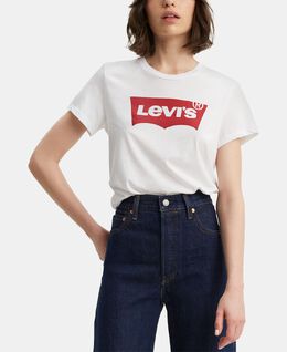 Levi's: Белая футболка  Perfect