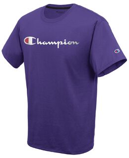 Champion: Фиолетовая футболка 