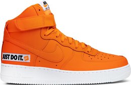 Nike: Оранжевые кроссовки  Air Force 1 High