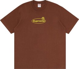 Supreme: Коричневая футболка 