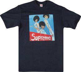 Supreme: Синяя футболка 