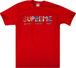 Supreme: Футболка со стразами 