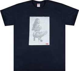 Supreme: Синяя футболка 