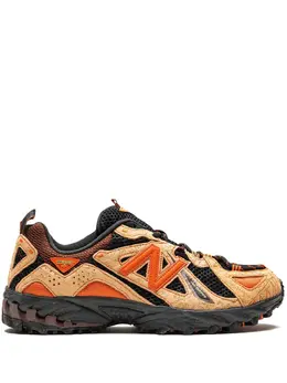 New Balance: Коричневые кроссовки 