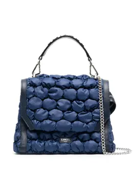 Lancel: Голубая сумка через плечо 