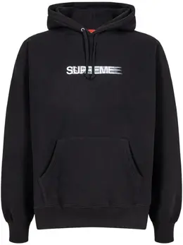 Supreme: Чёрная толстовка Motion Logo