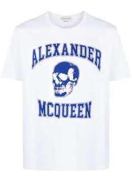 Alexander McQueen: Футболка с принтом 