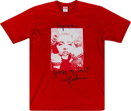 Supreme: Красная футболка  Madonna