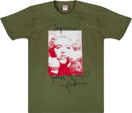 Supreme: Зелёная футболка  Madonna