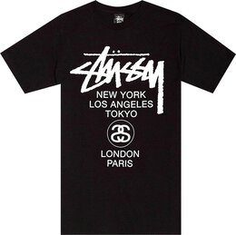 Stussy: Чёрная футболка 